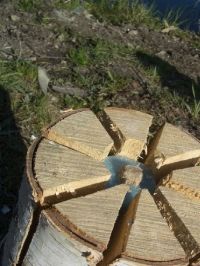 Holzfackeln